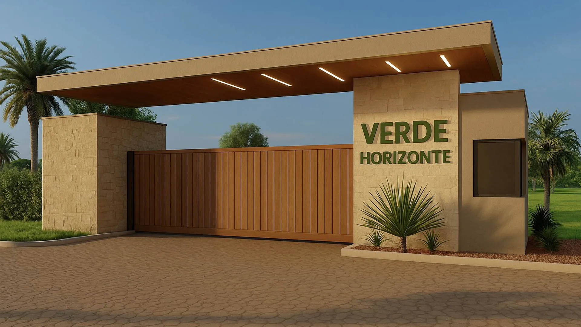 Acceso al proyecto Lagos de Verde Horizonte en Sabanagrande, Atlántico